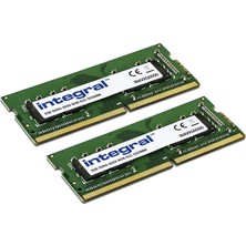 İntegral Integral Entegre 16 GB (2x 8 Gb) Ddr4 Ram 2666 Mhz Sodımm Dizüstü Dizüstü MacBook Bellek Kiti