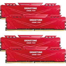 Gigastone [ddr4 Ram] Gıgastone Game Pro 64GB Kit (4X16GB) Ddr4 3200MHZ PC4-25600 CL16-18-18-40 Intel Xmp 2.0 Amd Ryzen 1.35V Udımm 288PIN Ecc Olmayan Arabelleksiz Masaüstü Yüksek Performanslı Ram Kırm