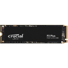 Crucial P3 Plus SSD 4 Tb M.2 Pcıe Gen4 Nvme Dahili Ssd, 4.800 Mb/s Okuma, 4.100 Mb/s Yazma, Dizüstü ve Masaüstü Uyumlu, Katı Hal Sürücülü Sabit Sürücü - CT4000P3PSSD801
