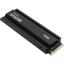 Crucial P510 SSD 2 Tb M.2 Nvme Pcıe 5.0 X4 Gen5, Soğutuculu, 10.000 Mb/s'ye Kadar Okuma, 8.700 Mb/s Yazma, Masaüstü Bilgisayar ve Ps5 Için, Tlc Nand, Dahili Sabit Sürücü - CT2000P510SSD5-01