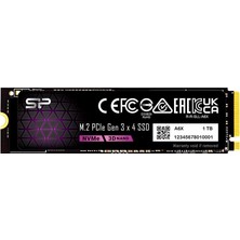 Sp Silicon Power Silikon Gücü 1 Tb Nvme M.2 Pcıe GEN3X4 2280 SSD (SP001TBP34A60M28AY)