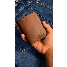 Fi Leather Atelier Frisco Taba Hakiki Dana Derisi Cüzdan 9 Kart & 1 Nakit Bölmesi Rediit El Yapımı, Şık ve Dayanıklı