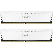 Lexar Thor Ddr4 Ram 32GB Kiti (16GB x 2) 3600 Mhz, Dram 288-PIN Udımm Masaüstü Belleği, Xmp 2.0 Yüksek Performanslı Ram, CL18-22-22-42, 1,35V (LD4BU016G-R3600GDWG)