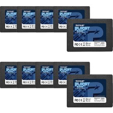 Patriot Memory Burst Elite 480 GB 10'lu SSD Katı Hal Sürücüsü Sata 3 2,5" Dahili 6 Gbps
