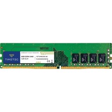 Timetec Premium 8 GB Ddr4 2400 Mhz (PC4-2400T) Masaüstü Bilgisayarlar Için PC4-19200 Udımm - Ecc Olmayan Arabelleksiz, 288-PIN, 1,2 V, CL17 Dımm Bellek Modülü
