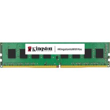 Kingston Markalı Bellek 8 GB Ddr4 3200MT/S Dımm Modülü KCP432NS8/8 Masaüstü Belleği