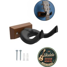 Lastvoice UKL-666BRW Kaliteli Ukulele Duvar Askısı Standı Aparatı Kahve