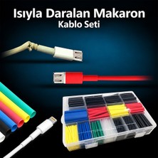 Meyzone Makaron Isıyla Daralan Kablo Koruma 560 Parça Kablo Tamir Kiti