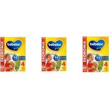 Bebelac 4 800 gr Toz Devam Sütü 3 Kutu Bebekler İçin Ekonomik
