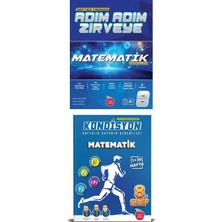 Anonim Newton Yayınları 8. Sınıf Matematik Adım Adım Zirveye Fasikül + Kondisyon Haftalık Kazanım Denemeleri 37 Hafta