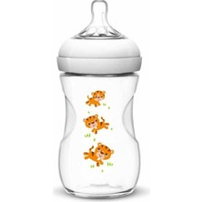 Philips Avent 260 ml Kaplan Desenli Biberon Cam Malzeme ile Kolik ve Huzursuzluğu Azaltır