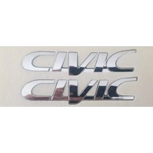 Wisco TW3110058 Honda Yazı Cıvıc (Krom Küçük Çamurluk Tk. E.m. Honda) 348002