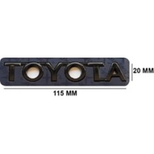 Wisco TW8110049 Toyota Yazı Toyota (Siyah) 349127