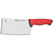 Pirge Duo Et Bıçağı 19 cm Kırmızı Renkli 1 Adet Ergonomik Kullanım İçin Tasarlandı