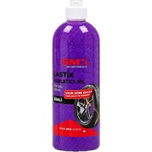 Smx Mor Simli Jel Lastik Parlatıcı 500 ml + Sünger Hediye