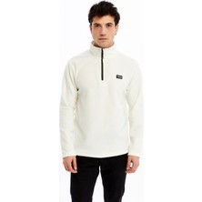 Champp Summit Yarım Fermuarlı Erkek Polar - Beyaz Xl