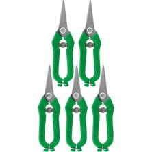 Yatağan Zeybek Göcen (5 Adet) Narenciye Üzüm Bağ Budama Makası 19 cm (Yeni) Yz-53