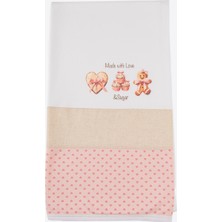 Kitikate Organik Love & Sugar Battaniye Beyaz