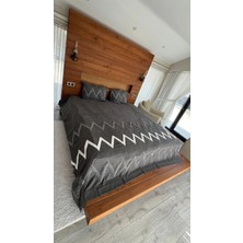 Lena Maison Trio Şönil Nakışlı Çift Kişil Yatak Örtüsü 240X260 cm