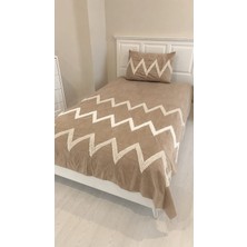 Lena Maison Trio Şönil Nakışlı Tek Kişilik Yatak Örtüsü 165X225 cm