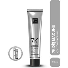 Tto Clinic 7k Aktif Karbonlu Diş Macunu 75 ml | Diş Eti ve Mine Bakımı