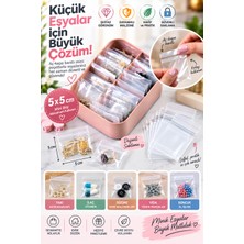 Palpak 5x5 cm Aç-Kapa Bantlı Mini Şeffaf Poşet  1000 Adet