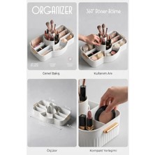 Pamit Plastik Makyaj Organizer / Masa Üstü Düzenleyici /