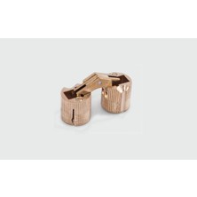ALMITAL Yuvarlak (silindir) Pirinç Masa Menteşesi 14 Mm (600-01-04-19)