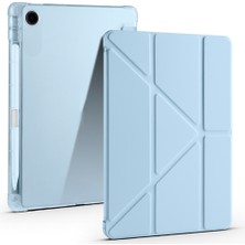 Lenovo Tab TB-311FU Kılıf Kalem Bölmeli Uyku Modlu Yatay ve Dikey Standlı Katlanır Hesaplı Dünya