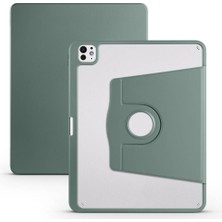 Spia iPad Pro 13 2025 M5 Kılıf Kalem Bölmeli Logo Gösteren Uyku Modlu Dönebilen Standlı Tam Uyumlu Spıa