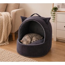 Yumuşak Kapalı Kedi Evi ve Yatak, Rahat ve Şık Tasarım