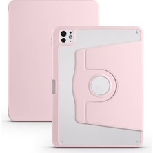 Rengareng iPad Pro 11 2025 M5 Kılıf Kalem Bölmeli Logo Gösteren Uyku Modlu Dönebilen Standlı Tam Uyumlu Mnc