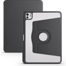 More TR iPad Pro 11 2025 M5 Kılıf Kalem Bölmeli Logo Gösteren Uyku Modlu Dönebilen Standlı Tam Uyumlu Mtr