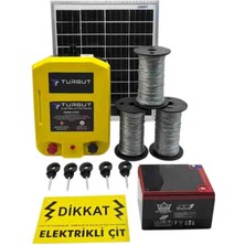 Turgut Teknoloji Yıldıran Elektrikli Çit Sistemleri Güneş Panelli