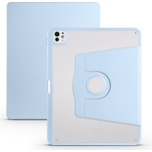Maks Technology iPad Pro 13 2025 M5 Kılıf Kalem Bölmeli Logo Gösteren Uyku Modlu Dönebilen Standlı Tam Uyumlu Mkst