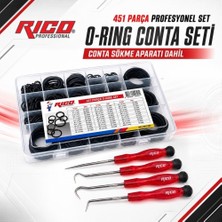 Rico Rıco O-Ring Conta Seti ve Conta Sökme Biz Seti 451 Parça