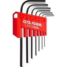 Ceta Form Lt/7 Allen Anahtar Takımı Kısa 7 Parça