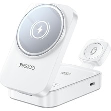 MC36 2500W 1.5m Ekstra 2 Adet 18W USB ve 2 Adet 65W Type-C Çıkışlı Priz Uzatıcı | Siyah