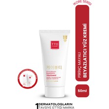 Tto Clinic Kore Serisi Pirinç Mayalı & Niacinamide Destekli Beyazlatıcı Yüz Kremi 50 ml