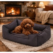 Yumuşak ve Konforlu 60X45 Toy Poodle Yatak, Rahat Uyku Sağlar