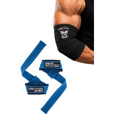 DEX SUPPORTS Elbow Wraps Spor Dirseklik - Lifting Straps Pro 2'li Paket