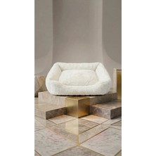 Yumuşak Dikdörtgen Peluş Yatak, 60X45 Cm, Konforlu ve Şık Tasarım