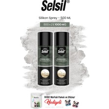Selsil Silikon Sprey, 500 ml 2 Adet ve Rosie Pamuk
