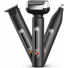 Sanal Ticaretiniz 3 Başlıklı Metal Gövdeli Tıraş Seti