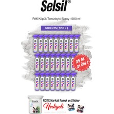 Selsil 25 Al 21 Öde Pak Köpük Temizleyici Sprey 500 ml ve Rosie Pamuk