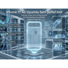 digimanya Apple IPHONE17 Aır Uyumlu Sert Şeffaf Sararmaz Kılıf