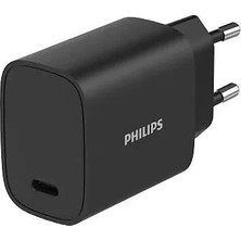 Philips DLP4329CB/12 20W Usb-C Hızlı Şarj Adaptörü, Siyah