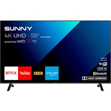 Sunny SN55FMN243 55" 139 Ekran Dahili Uydu Alıcılı 4K Ultra HD Smart LED TV