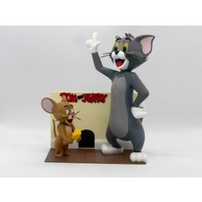 Axelon Tom ve Jerry Figür Seti – Dekoratif Tom Jerry Karakterleri ve Standı