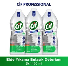 Cif Professional Elde Yıkama Bulaşık Deterjanı 1420 ml X3